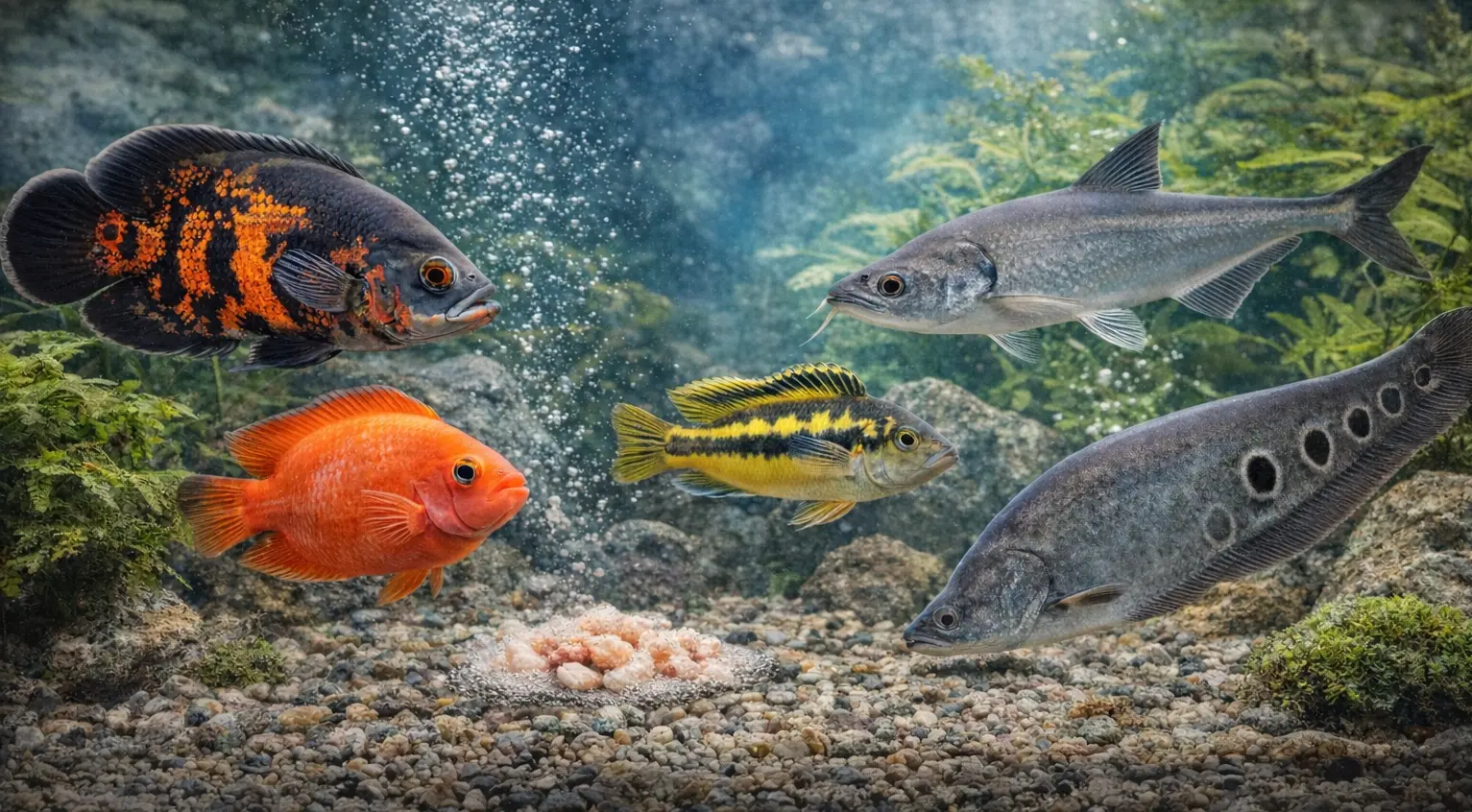 مقاوم ترین ماهی گوشتخوار آکواریومی