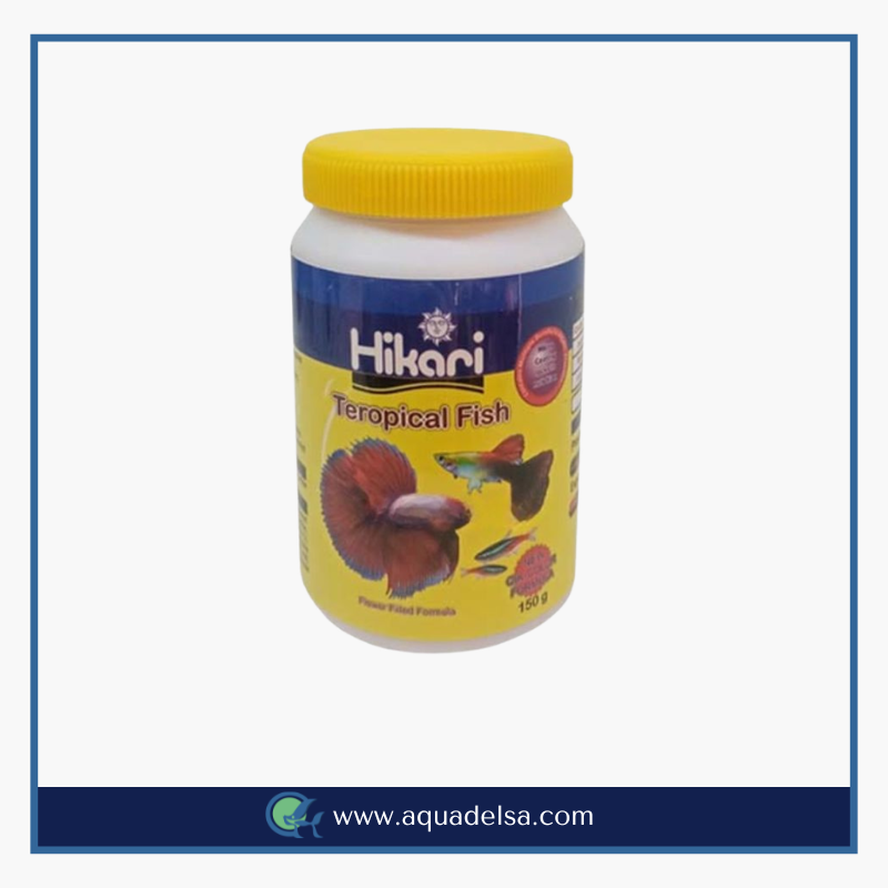 غذای ماهی هیکاری تروپیکال فیش مدل Tropical fish وزن 150 گرم