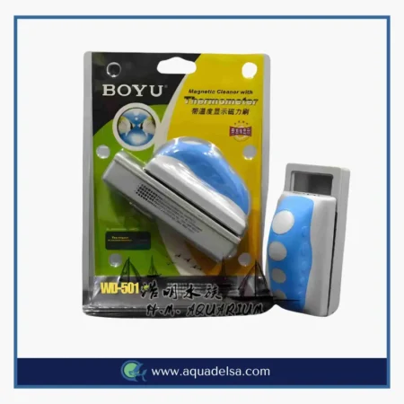 مگنت شیشه پاک کن و دماسنج دیجیتال آکواریوم بویو WD-501