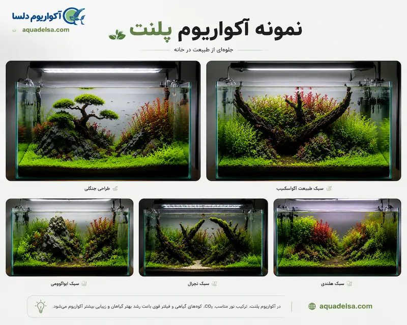 نمونه آکواریوم پلنت