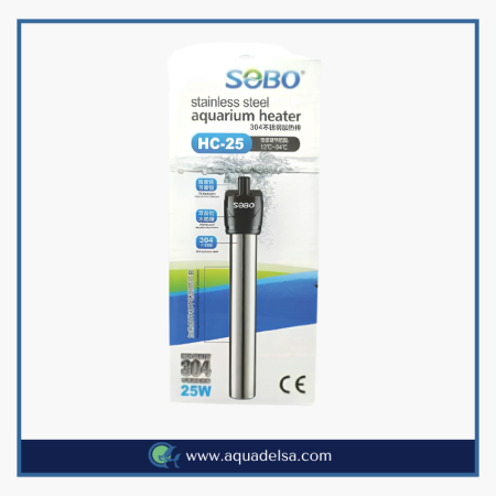 بخاری استیل آکواریوم سوبو مدل HC-25w